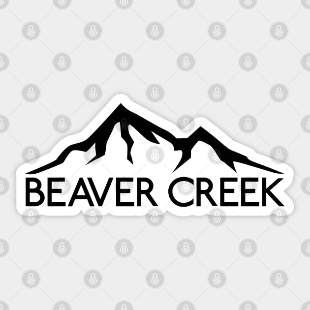 Ski Beaver Creek Colorado Skiing Snowboarding Sticker by heybert00